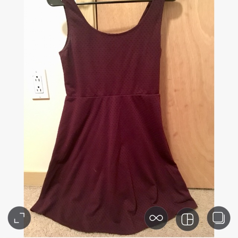 Super flattering purple Target dress
